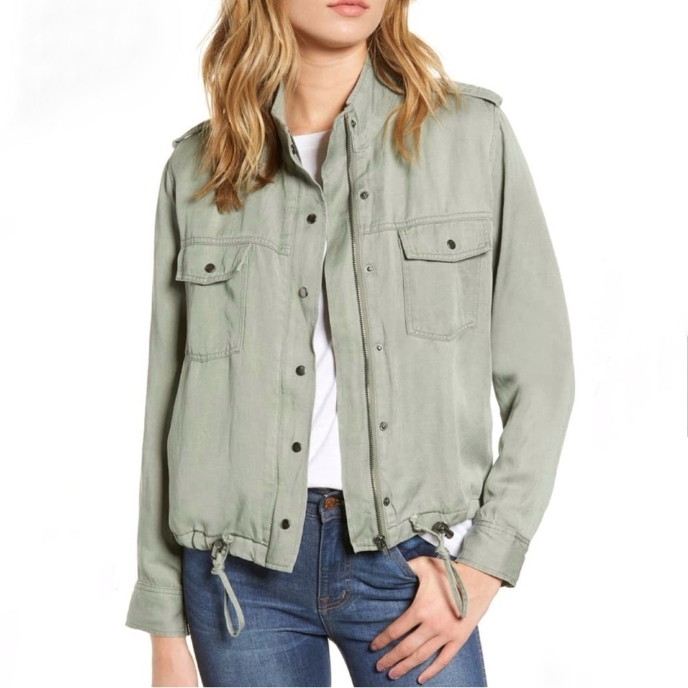 Rails Collins Twill Jacket in Sage Size Medium